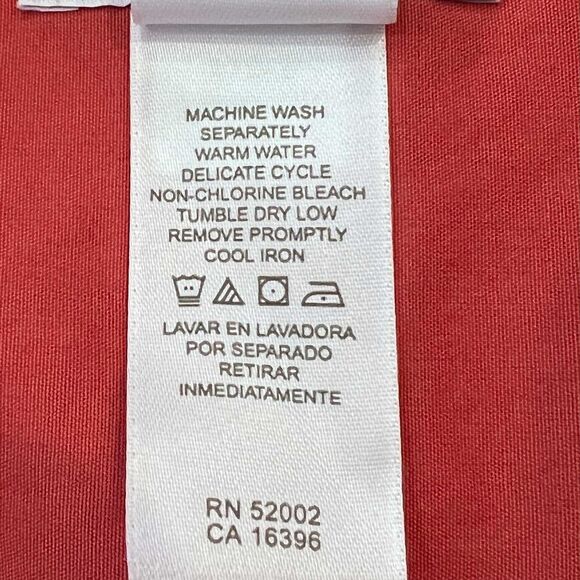 Liz Claiborne Rust Button-Down Women's Top Size Large - Picture 7 of 7